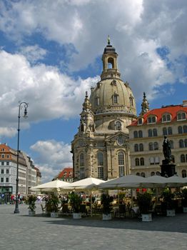 Lutheran church in Dresden (Church of Our Lady)