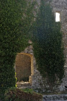 Castle of Tornac in the French area of the Cevennes in the department of Gard