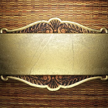 golden background made in 3D
