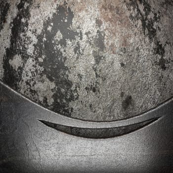 metal on wall made in 3D