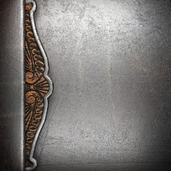 metal on wall made in 3D