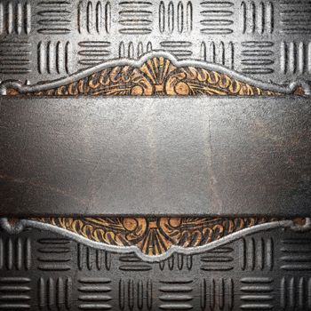 metal on wall made in 3D