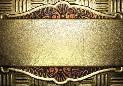 golden background made in 3D