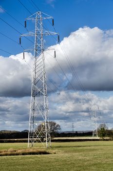 Electricity pylons