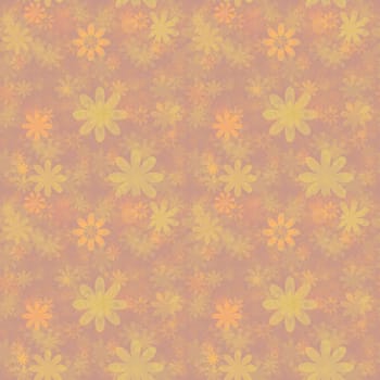 Illustration of a seamless floral background