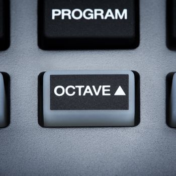 part of digital midi keyboard, octave button