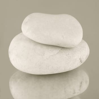 one stone over an other, concept of calm