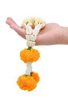 Thai Flower Garland With Path