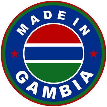 very big size made in gambia country label
