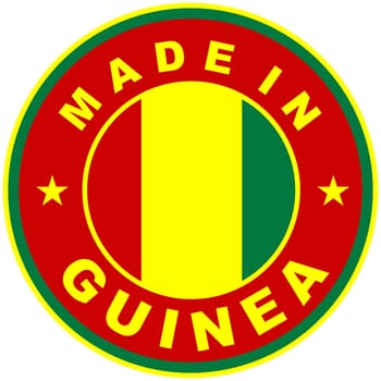 very big size made in guinea country label