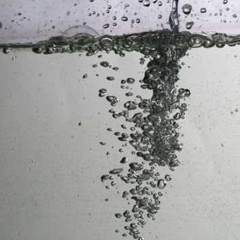 water bubbles macro close up