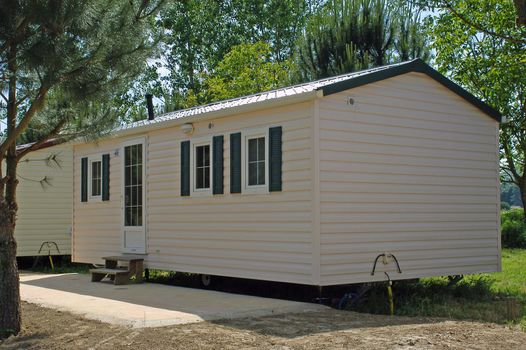 Mobil-home in a campsite                                