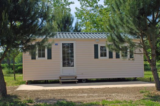 Mobil-home in a campsite                                