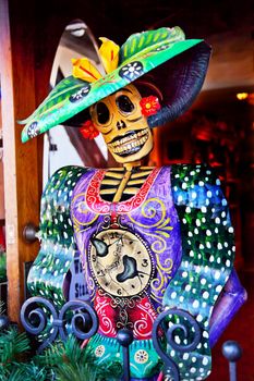 Mexican Christmas Dead Figure Decorations Old San Diego Town California