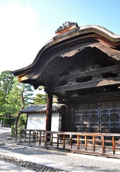 Famous Daitokuji (Daitoku-ji) Temple. Buddhist zen temple of Rinzai school, in Kyoto, Japan