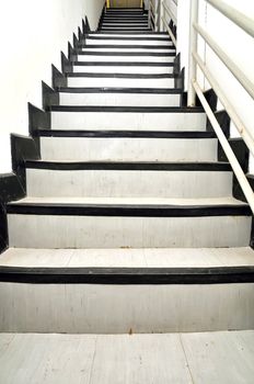 Modern white stair