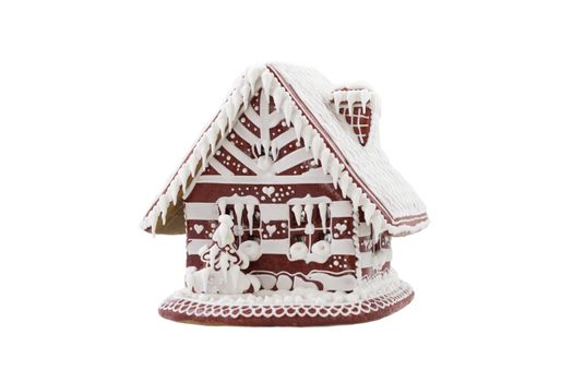 Gingerbread House on a white background