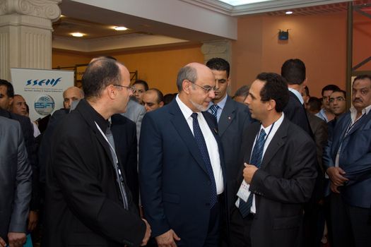 Hammamet – September 19: Mr Hamadi Jebali, Head of the Tunisian Government at the inauguration of the ICT4ALL Exibition held at the Congress and Exhibition Center of Medina-Hammamet in Yasmine Hammamet, Tunisia on September 19, 2012
