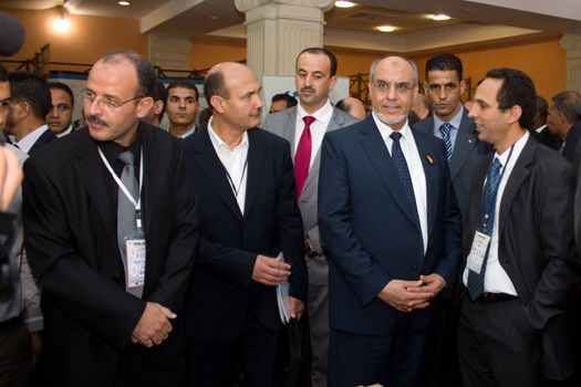 Hammamet – September 19: Mr Hamadi Jebali, Head of the Tunisian Government at the inauguration of the ICT4ALL Exibition held at the Congress and Exhibition Center of Medina-Hammamet in Yasmine Hammamet, Tunisia on September 19, 2012