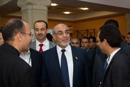 Hammamet – September 19: Mr Hamadi Jebali, Head of the Tunisian Government at the inauguration of the ICT4ALL Exibition held at the Congress and Exhibition Center of Medina-Hammamet in Yasmine Hammamet, Tunisia on September 19, 2012