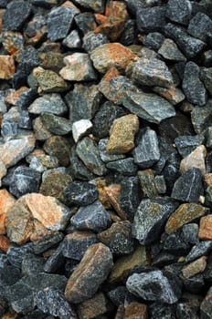 Group of rocks for a textured background