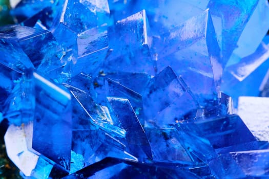 Crystals of blue vitriol - Copper sulfate