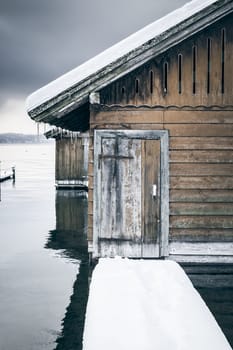 An image of the Starnberg Lake in Bavaria Germany - Tutzing Feb. 2013