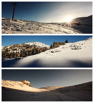 ski center Popova Shapka on Shar Mountain in Macedonia