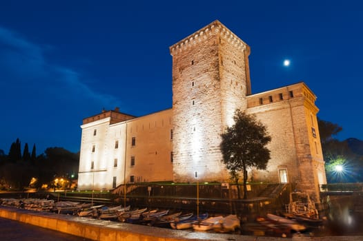 The museum building in the Italian city Riva del Garda