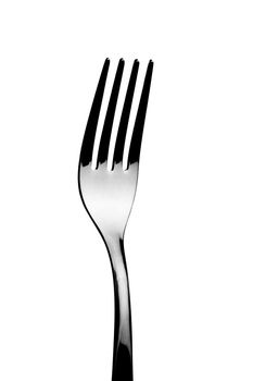 kitchen utensil: fork, isolated on white background