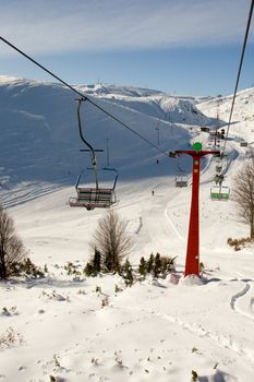 ski center Zare Lazarevski, Mavrovo, in Macedonia