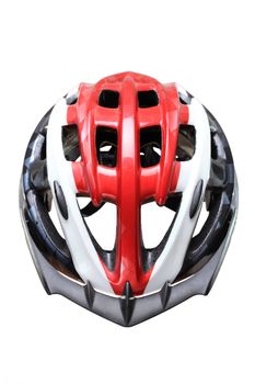 mountain bike helmet, isolated on white background
