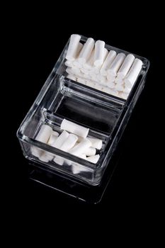 stomatology equipment, round white cotton bars