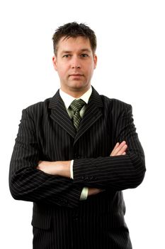 Businessman isolated on white background