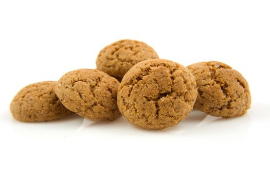 pile of pepernoten (ginger nuts) sweets for typical Dutch festivity at 5 december