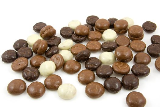 Chocolate gingernuts, als known as papernoten. A typical dutch tradition in december.