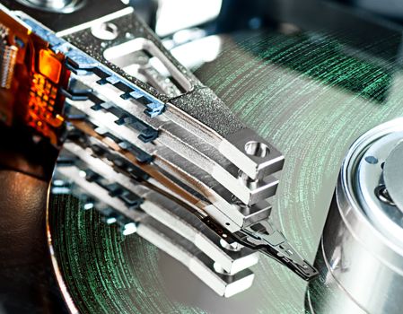 hard disk drive detail