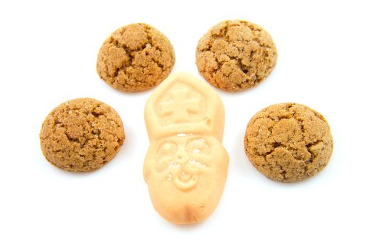Typical dutch sweets: pepernoten (ginger nuts) for a celebration at 5 december in the Netherlands