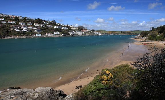 East Portlemouth beach on a sunny day