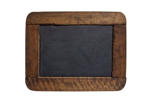 blank vintage black board