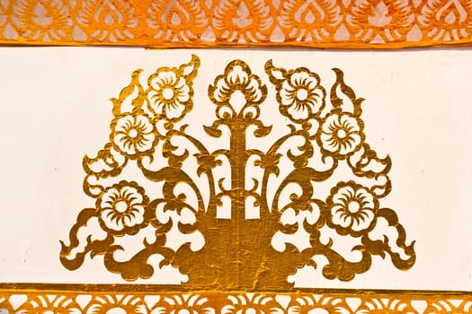Thai design , at have the character is Thai color gold design