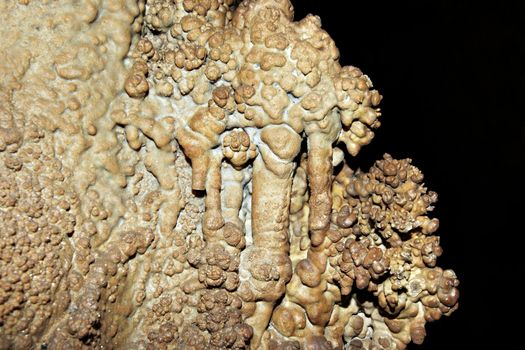 Javoricske caves are located in central Moravia, about 10 miles west of Litovle city. Underground cave system Javorice a complex of corridors, domes and divides. Cave excel beautiful stalactite formations.
Javorice, Moravia, Czech republic.