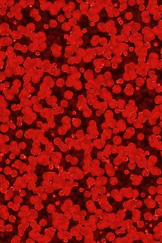 The abstract  red healthy blood cells, upright