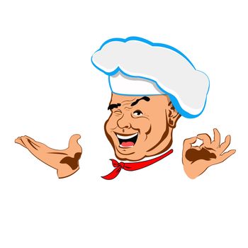 Happy joyful Chef