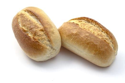 Mini bread isoolated on white background