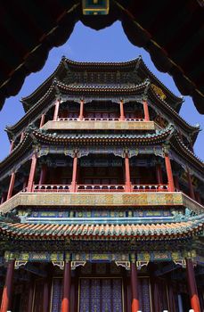 Longevity Hill Tower of the Fragrance of the Buddha Summer Palace Beijing China