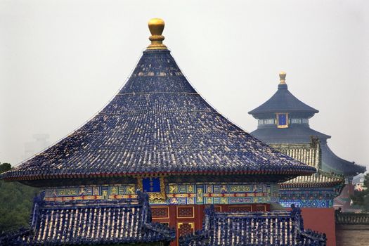 Imperial Vault in front of Prayer Hall Temple of Heaven Beijing China