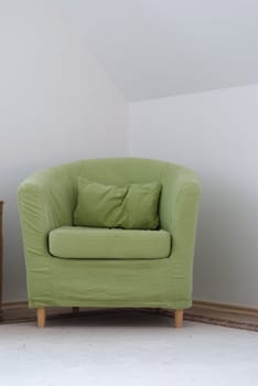 green chair