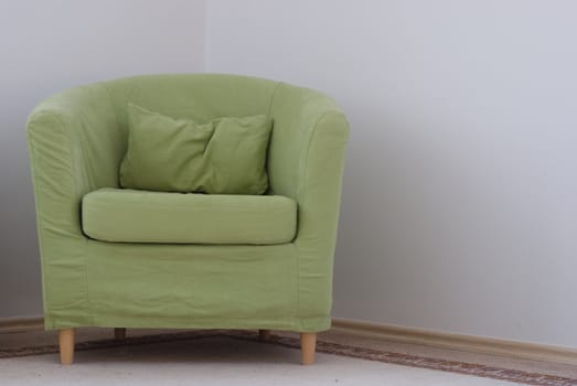 green chair