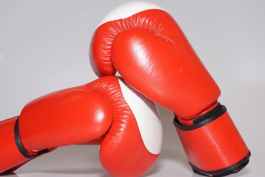 boxing gloves on a white background